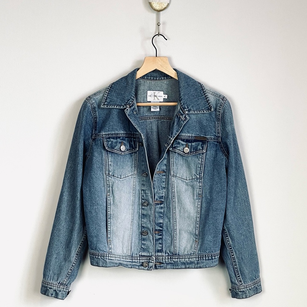 Vintage Calvin Klein Trucker Jean Jacket - Picture 2 of 9